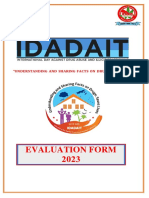 2023 Idadait Evaluation Form