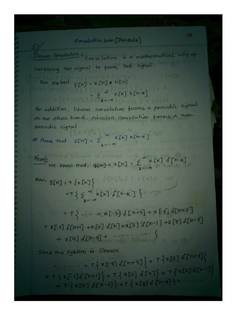 Signal & System - Hasan Sir Note | PDF