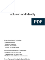 3 Inclusion and Identity