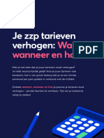 Je ZZP Tarieven Verhogen:: Waarom, Wanneer en Hoe?