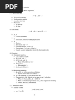 Definition of Simple Linear Regression