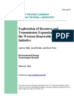 Exploration of Resource and Transmission Expansion Decisions in The Western Renewable Energy Zone Initiative