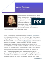 Jeremy Bentham Utilitarianism Net