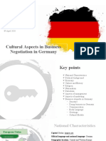 Cultural Aspects in Germany