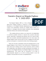 San Juan District - Narrative Report Brigada Pagbasa