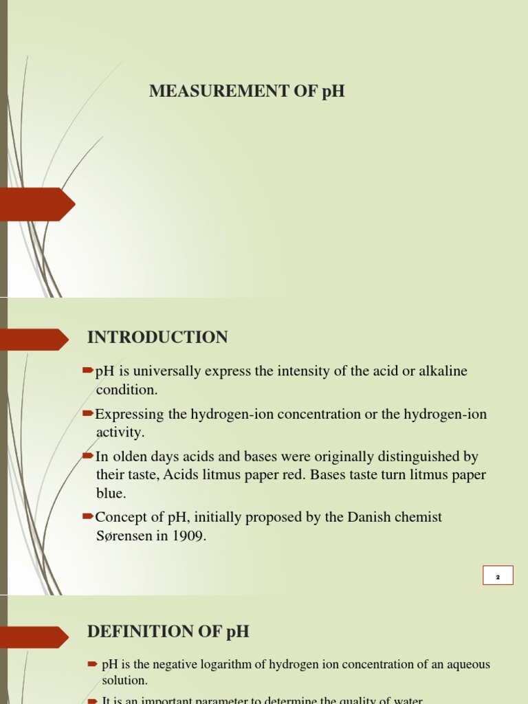 9 PH Meter PDF Ph Branches Of Thermodynamics