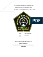 Tugas Perikatan Makalah Keterlibatan Oknum Notaris Dalam Mafia Tanah Dosen: Ibu Dr. Hj. Siti Ummu Adillah, S.H., M.Hum
