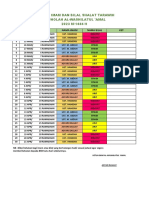 Jadwal Imam Dan Bilal Tarawih 2023