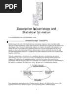 Descriptive Epidemiology and Statistical Estimation: Epidemiologic Concepts