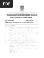 Ics 2105 Data Structures & Algorithm