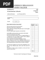 Anderson Serangoon JC H2 Math Prelim 2022