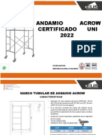 Ficha Tecnica Andamiaje Convencional Acrow Certificacion Uni 2023 Eus