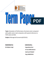 Economics Term Paper