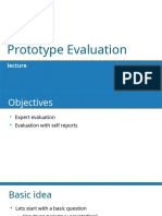Lecture07 Quick Prototype Evaluation