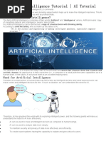 Artificial Intelligence Notes