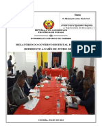 Relatório de Junho Do Governo de Chemba - 2023 ACTUALIZADO