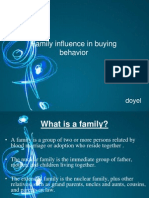 Family Influence in Buying Behavior: Doyel