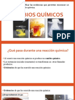 Cambios Químicos Clase Primeros y Trabajo