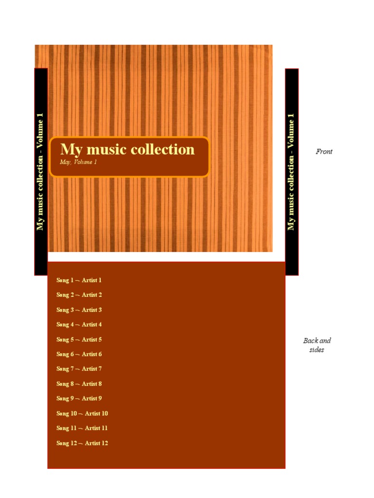 CD Jewel Case Label PDF