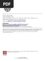 The Law and The Facts