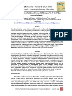 Research & Learning in Primary Education: JPDK: Volume 4 Nomor 1 Tahun 2022