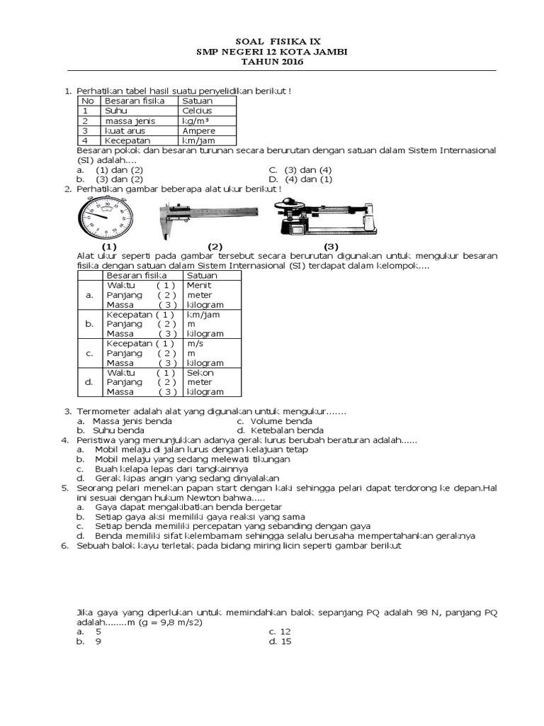 Soal Latihan | PDF | Metode & Bahan Ajar | Sains & Matematika