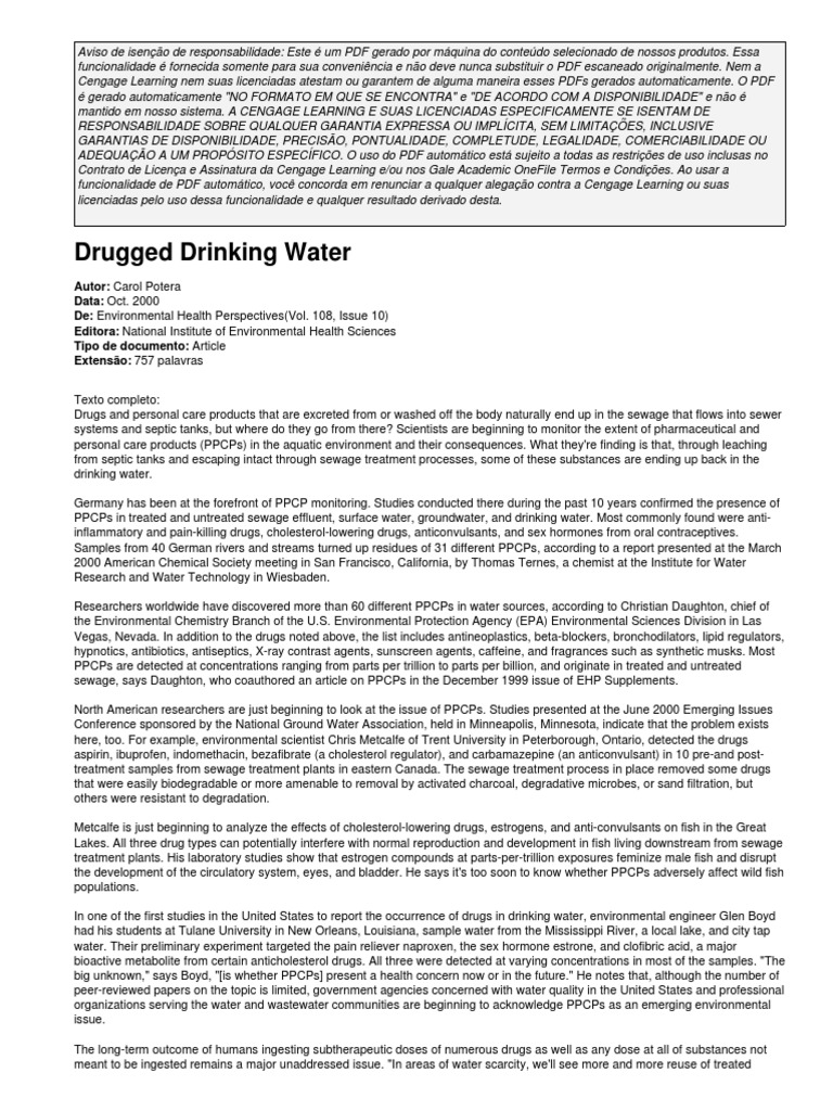 2000 drugged drinking water pdf