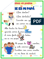 Ficha Leemos Un Poema para Papá 0