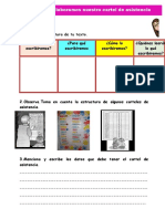 E1 A1 FICHA Elaboramos El Cartel de Asistencia