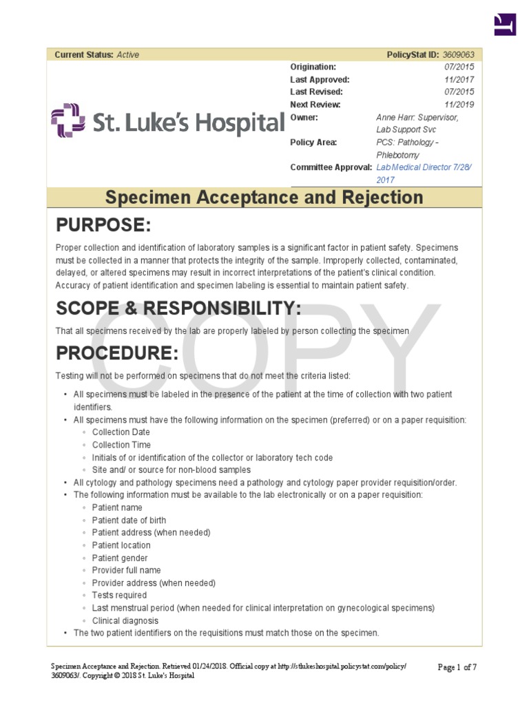 specimen-acceptance-and-rejection-pdf-pathology-laboratories