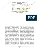 Pérez lópez, J.A. - La filosofía y el mundo de los negocios (Lectura Sugerida)