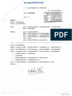 Carta N 030-2023-MACHUPICCHU - Caledarios Actualizados