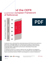 Ielts and The Cefr