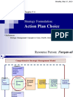 Strategy Formulation. Action Plan Choice (2023)