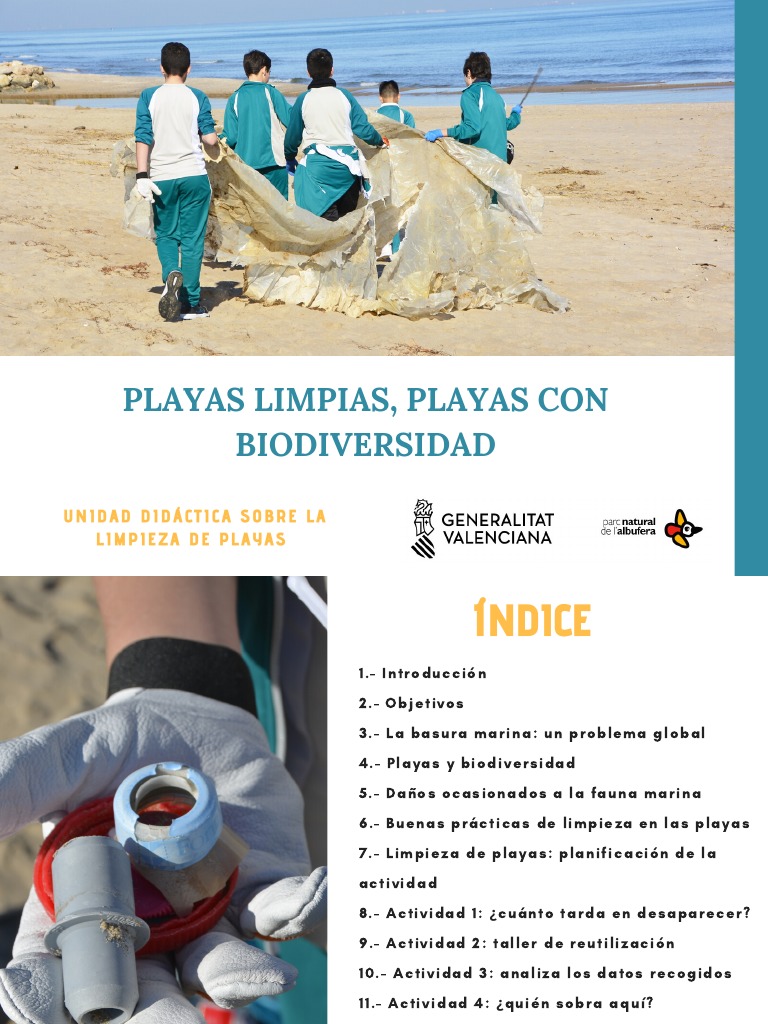Educación sobre limpieza de playas | PDF | Residuos | playa