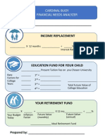 Financial Need Analyser