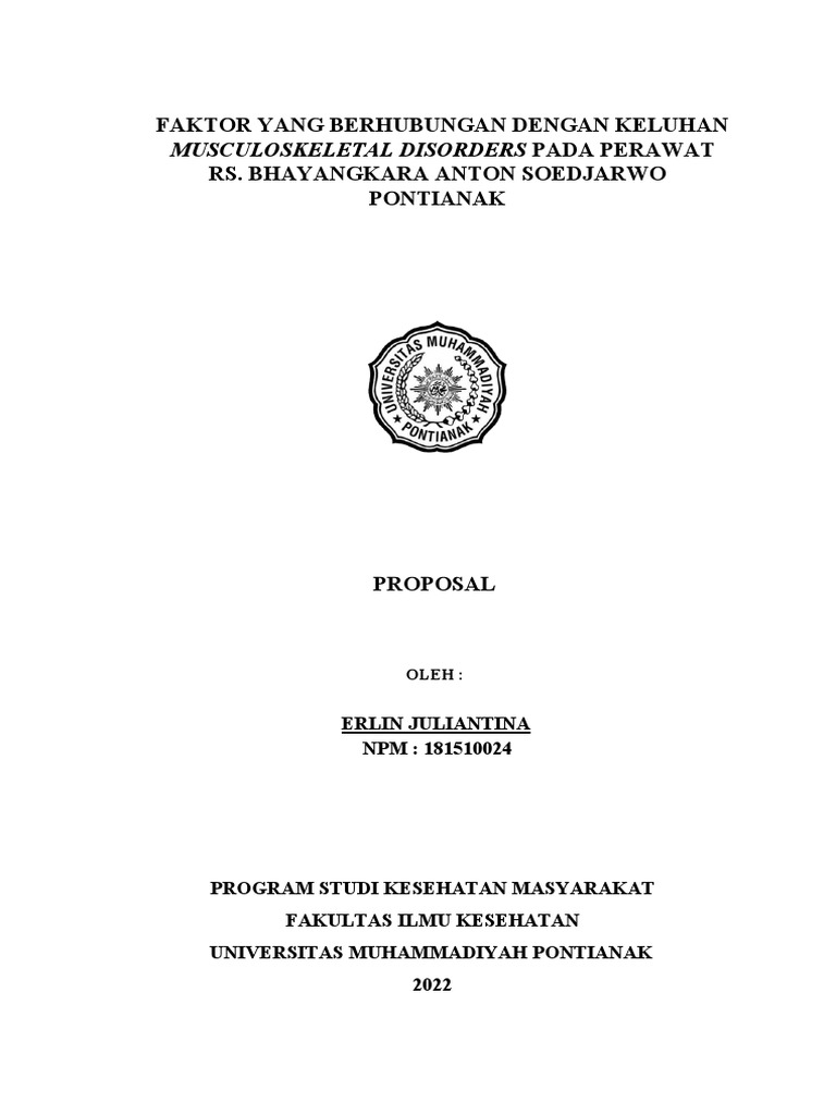 Contoh Proposal MSDs | PDF | Kesehatan Holistik | Pengembangan Diri