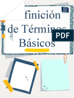 Cuaderno - Definición de Términos Básico