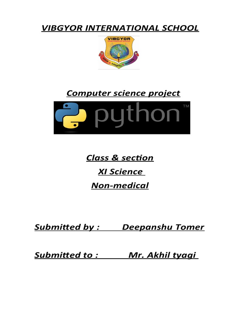 CS Project | PDF | String (Computer Science) | Mean