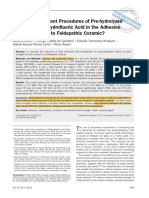 Feldspathic Adhesion