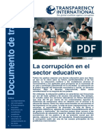 Transparency International 2007 Corrupcion en El Sector Educativo