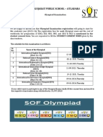Notice SOF Olympiad