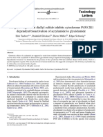 The Garlic Ingredient Diallyl Sulfide Inhibits Cytochrome P450 2E1 Dependent Bioactivation of Acrylamide To Glycidamide