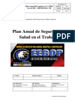 Plan Anual de Seguridad y Salud en El Trabajo: Plan Anual SST Según Ley #27983 Ley de SST - RM 050-2013-TR