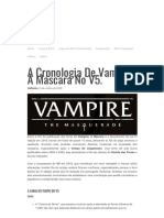 A Cronologia de Vampiro - A Máscara No V5. - Velhinho Do RPG
