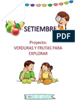 Proyecto 5 Años Frutas y Verduras para Explorar