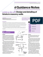 TGN - 20-L2-Designing and Detailing of Lintels in Masonry Walls