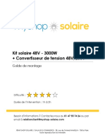Myshop Solaire - Guide de Montage - Kit Solaire 3000w + Convertisseur 230v