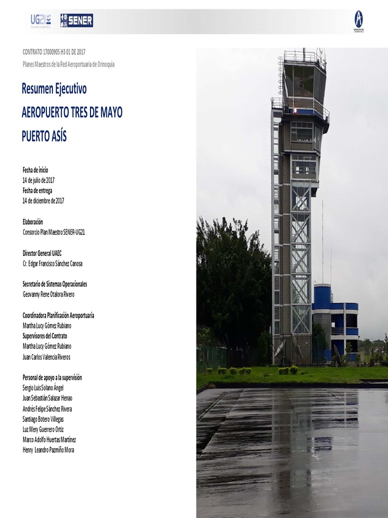 Planificación Aeroportuaria Orinoquía | PDF | Aeropuerto | Pista