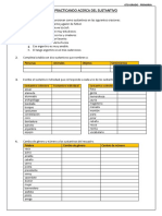 Actividad - Los Sustantivos